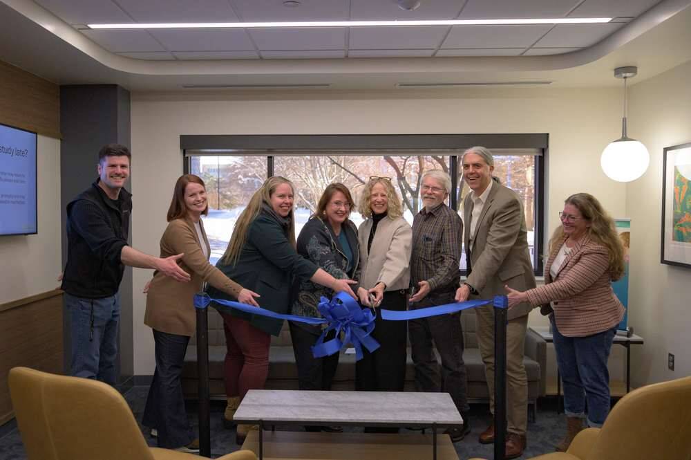 ASH Lab Dedication Ceremony ribbon cutting